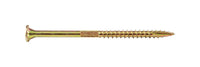 Screw Products No. 9 X 3 in. L Star Yellow Zinc-Plated Wood Screws 5 lb lb 393 pk