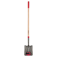 Truper Tru-Tough 58 in. Steel Square Transfer Shovel Wood Handle (Pack of 6)