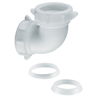 PlumbCraft 1-1/2 in. Slip in. Plastic 90 Degree Elbow 3 pk