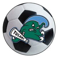 Tulane University Soccer Ball Rug - 27in. Diameter