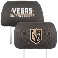 NHL - Vegas Golden Knights Embroidered Head Rest Cover Set - 2 Pieces