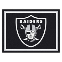 NFL - Las Vegas Raiders 8ft. x 10 ft. Plush Area Rug