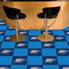 NBA - Oklahoma City Thunder Team Carpet Tiles - 45 Sq Ft.