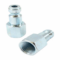 Forney Steel Plug 1/4 in. Female X 1/4 in. 2 pc