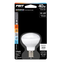 Feit R14 E26 (Medium) LED Bulb Adjustable White 40 Watt Equivalence 1 pk