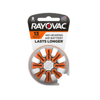 Rayovac Zinc-Air 13 Mercury Free 1.45V Hearing Aid Battery