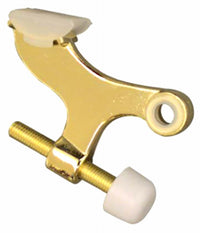 National Hardware Zinc Brass Gold Hinge Pin Door Stop Mounts to door