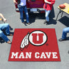 University of Utah Man Cave Rug - 5ft. x 6ft.