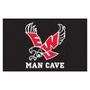 Eastern Washington University Black  Man Cave Area Rug - 5ft. X 8 ft.