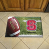 North Carolina State University Rubber Scraper Door Mat