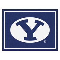 Brigham Young University 8ft. x 10 ft. Plush Area Rug