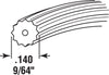 Prime-Line 0.14 in. D X 500 ft. L Screen Spline