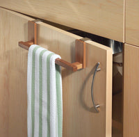 Interdesign Over The Cabinet Towel Bar Cabinet Door Bamboo 9"