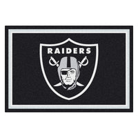 NFL - Las Vegas Raiders 5ft. x 8 ft. Plush Area Rug