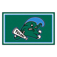 Tulane University 4ft. x 6ft. Plush Area Rug