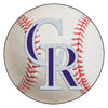 MLB - Colorado Rockies Baseball Rug - 27in. Diameter