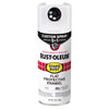 Rust-Oleum Stops Rust Custom Spray 5-in-1 Flat White Spray Paint 12 oz (Pack of 6)