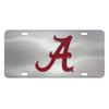 University of Alabama 3D Stainless Steel License Plate