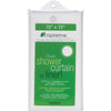 iDesign 72 in. H X 72 in. W White Soft Shower Curtain Liner EVA