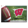 University of Wisconsin Rubber Scraper Door Mat