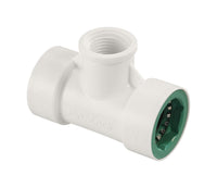 Orbit Pvc-Lock 3/4 In. Push  X 1/2 In. Dia. Fpt Plastic Tee Connector