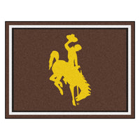 University of Wyoming 8ft. x 10 ft. Plush Area Rug