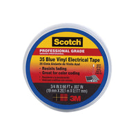 Scotch 3/4 in. W x 66 ft. L Blue Vinyl Electrical Tape (Pack of 10)