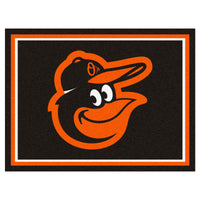 MLB - Baltimore Orioles 8ft. x 10 ft. Plush Area Rug