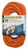 Prime Outdoor 100 ft. L Black/Orange Extension Cord 14/3 SJTW