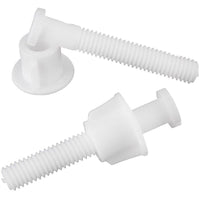 Plumb Pak Toilet Seat Hinge Bolts White Plastic For Universal