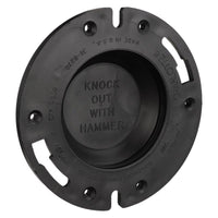 Charlotte Pipe 4 in. DWV Hub X 3 in. D Hub Plastic 7 in. Closet Flange