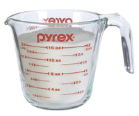 Pyrex 2 cups Glass Clear Measuring Cup (Pack of 6)