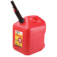 Midwest Can Quick Flow Spout Plastic Gas Can 5 gal