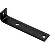 National Hardware 7.5 in. H X 1.5 in. W X 0.188 in. D Black Carbon Steel Inside Offset Leg Corner Br