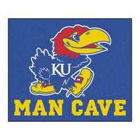 University of Kansas Man Cave Rug - 5ft. x 6ft.