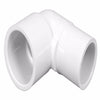 Charlotte Pipe Schedule 40 1/2 in. Spigot  x 1/2 in. Dia. Socket CPVC 90 Degree Street Elbow (Pack of 50)