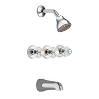 Chrome standard tub/shower