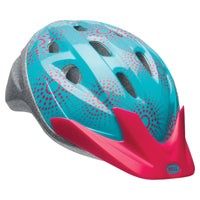 Bell Sports Pink/Teal ABS/Polycarbonate Bicycle Helmet