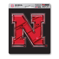 University of Nebraska 3D Decal Sticker