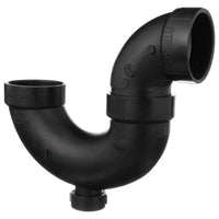 Charlotte Pipe 2 in. Hub X 2 in. D Hub ABS P-Trap