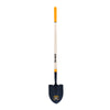 True Temper 57 in. Steel Round Digging Shovel Wood Handle