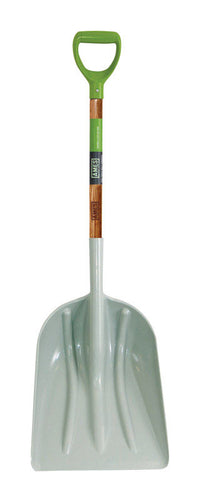 Ames 46.5 in. Poly Scoop General Purpose Shovel Wood Handle