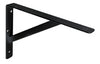 Knape & Vogt 208 Black Steel Super Duty Bracket 16 in. L 1200 lb