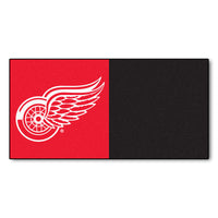 NHL - Detroit Red Wings Team Carpet Tiles - 45 Sq Ft.