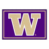 University of Washington 5ft. x 8 ft. Plush Area Rug