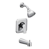 Chrome Posi-Temp(R) tub/shower