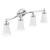 CHROME FOUR GLOBE BATH LIGHT