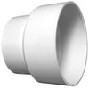 Charlotte Pipe Schedule 40 1-1/2 in. Hub X 2 in. D Hub PVC Reducing Coupling 1 pk