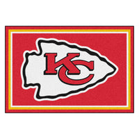 NFL - Kansas City Chiefs 5ft. x 8 ft. Plush Area Rug