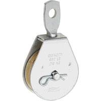 3211BC 2" Single Pulley Swivel - Zinc Plated